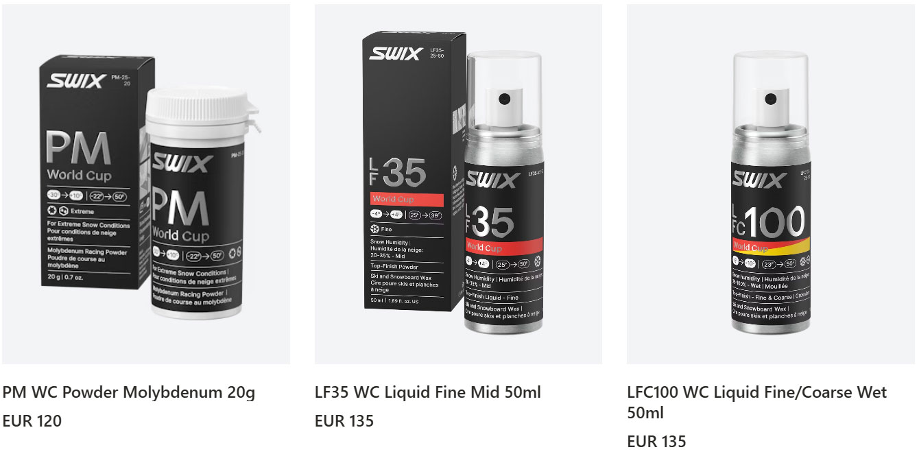 Swix PM Powder for dirty, icy, or abrasive snow and liquid gliders that are fast a durable