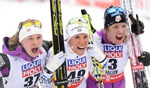 Feature image for Diggins and Gregg 2nd and 3rd in World Championship 10k Freestyle