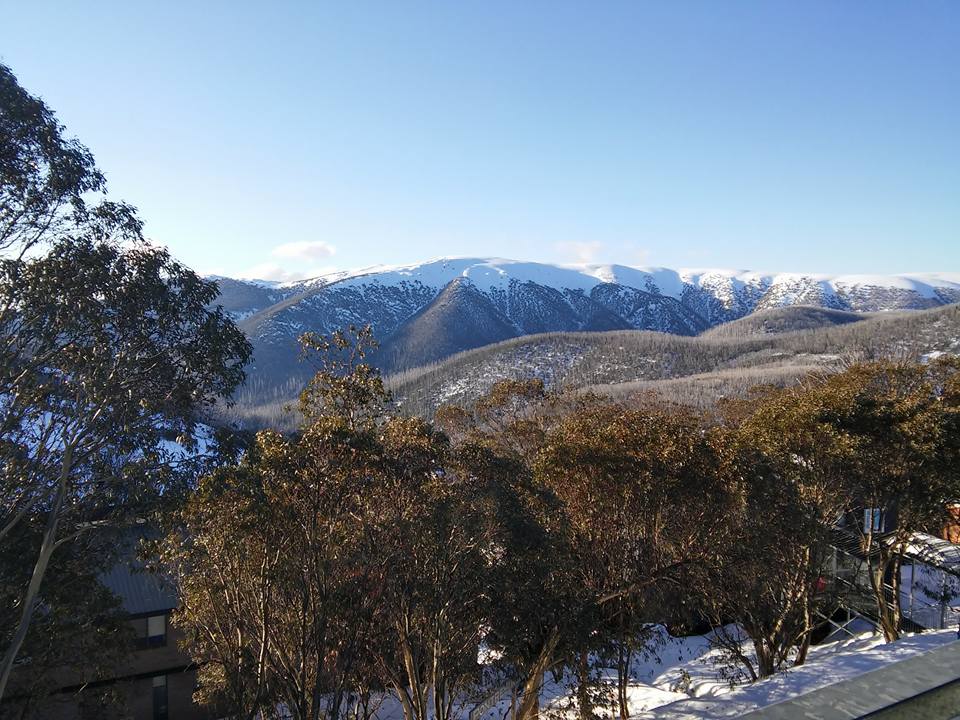 Mountain view from the Cedarwood Apartments