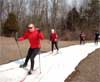 Feature image for An April XC Ski at Huron Meadows Metropark