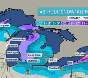 Feature image for Leeward side of Great Lakes get slammed