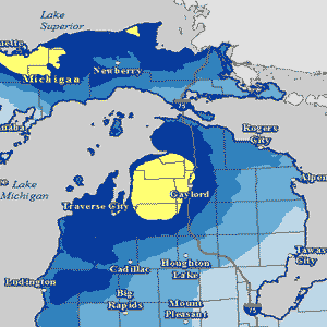 Feature image for Lower Peninsula to have over 8 inches of snow