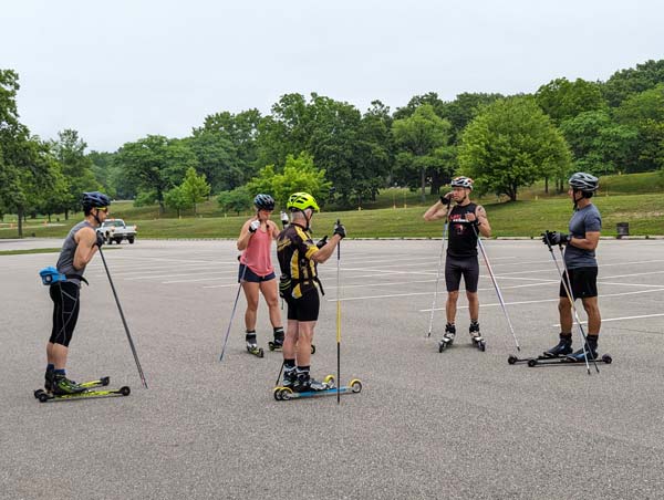 Feature image for Andy's last rollerski clinic of summer, July 29